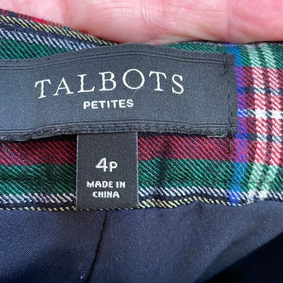 TALBOTS WOOL PLAID PANTS‎ - Picture 7 of 8